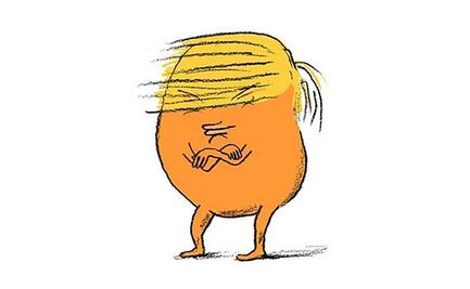 Libro para niños transforma a Trump en una papa naranja