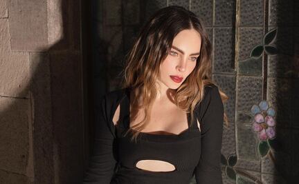 Belinda eleva la tendencia “braless” con un elegante frac