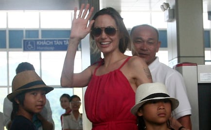 Hijo de Angelina y Brad se fracturó la pierna