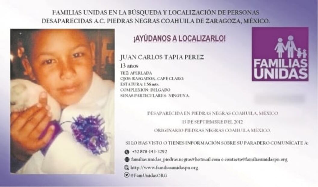 "Soy la madre, abuela y esposa de 11 desaparecidos"