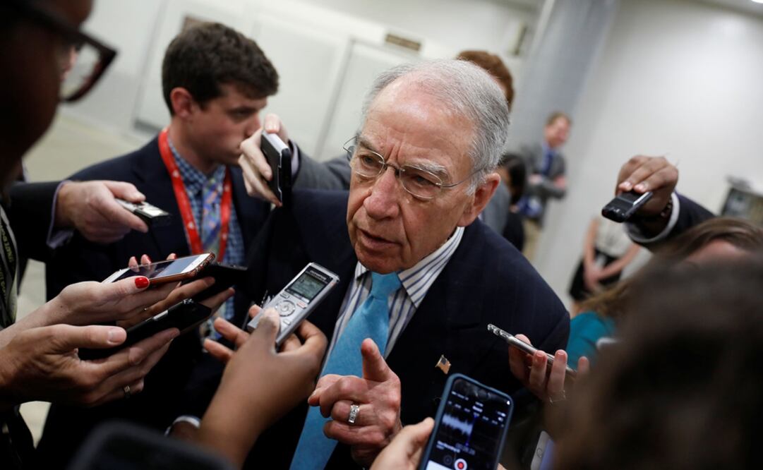 El presidente del Comité Judicial del Senado, el republicano Chuck Grassley (Foto: AP)
