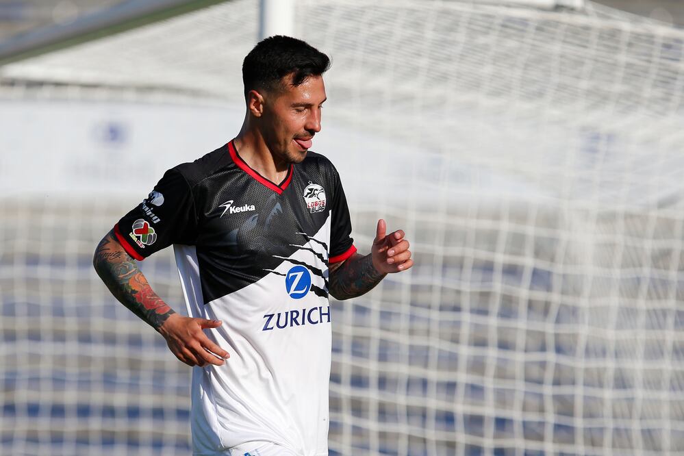 Imago7. Jonathan Fabbro durante el partido entre los Lobos BUAP y Cruz Azul