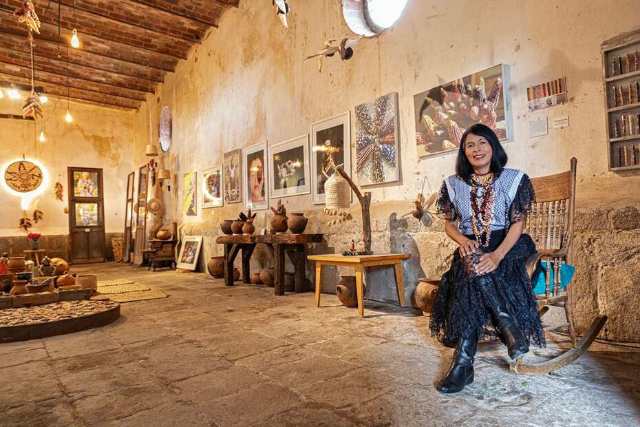 La artista Bárbara Malena Díaz. Foto: David Paniagua Guerra