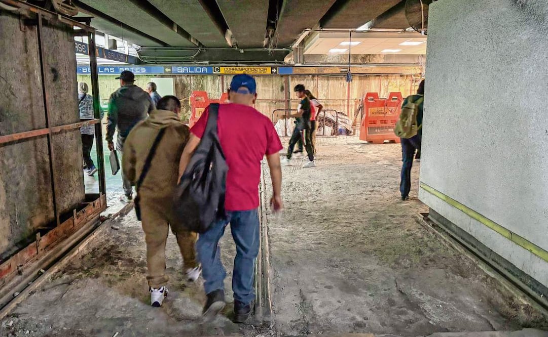 La renovación de la L2 del Metro arrancó el 9 de febrero. Foto: Santiago Cadena/El Universal
