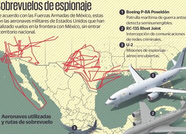 Detectan tercer avión espía en la frontera; es una “dragona” que evade radares