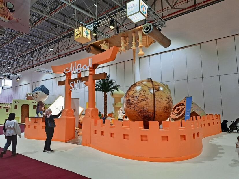 El Festival de Lectura Infantil en Sharjah inició ayer y termina el 14 de mayo en los Emiratos Árabes Unidos. Foto: Frida Juárez