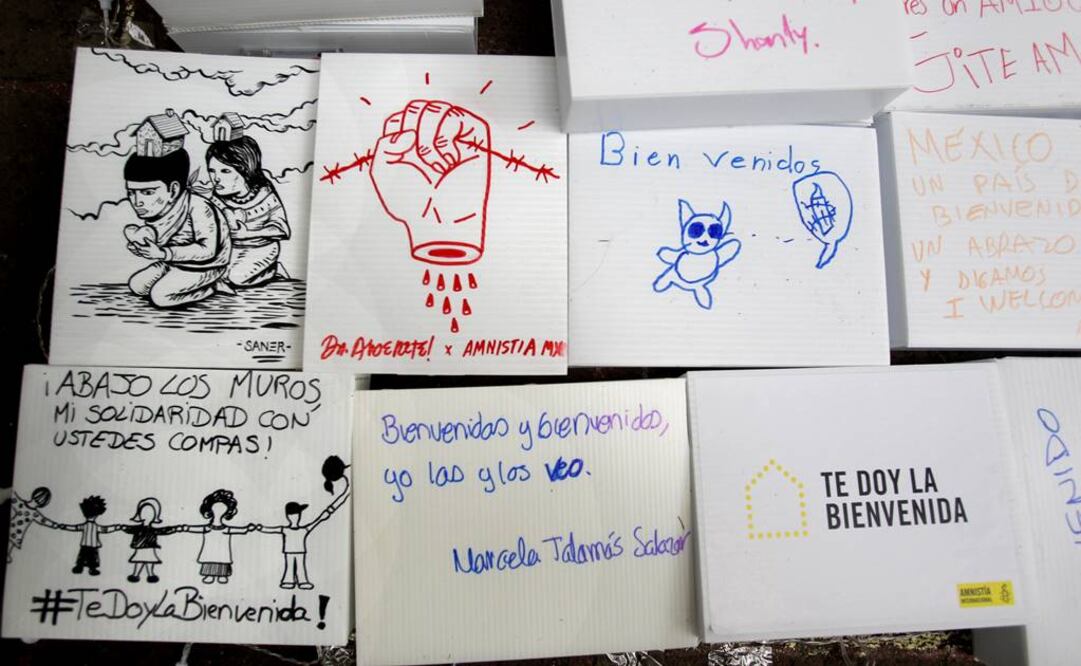 Campaña de Amnistía Internacional por los refugiados (EFE)