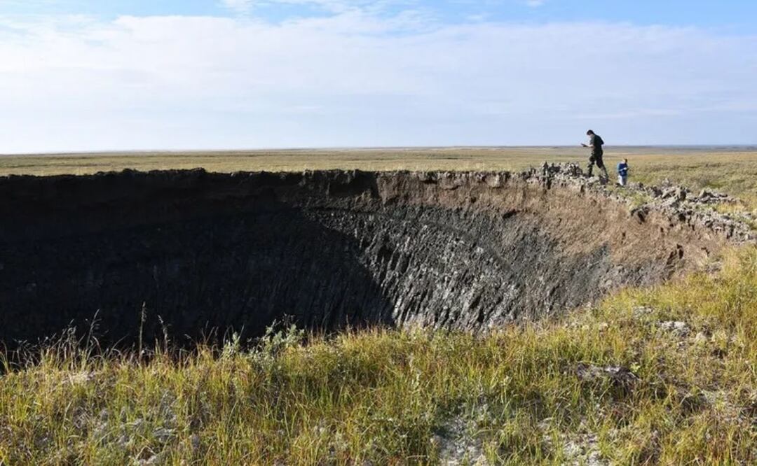 Los cráteres gigantes de Siberia. Fuente: National Geographic