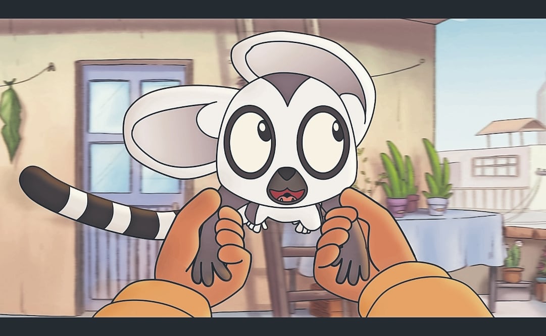 En la cinta, una niña entabla amistad con un lémur traído ilegalmente desde Madagascar para su venta en el Mercado de Sonora de la CDMX. Foto: Cinépolis Distribución