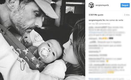 Sergio Mayer convive con su nieta Mila