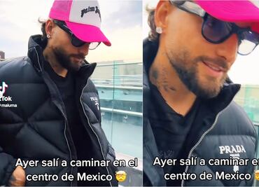Maluma recorre las calles del centro de la CDMX y pasa desapercibido