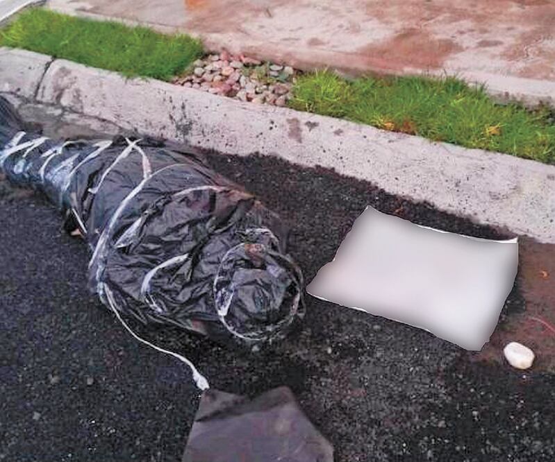 Cuerpos embolsados fueron hallados en diversas zonas del estado. Junto a ellos había mensajes que reiteraban el dominio de El Marro. ESPECIAL