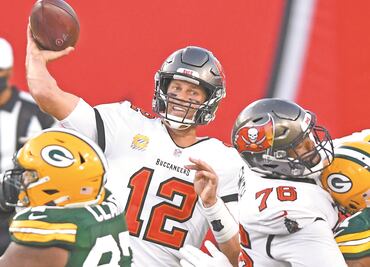 Tom Brady y los Buccaneers le quitan el invicto a los Packers