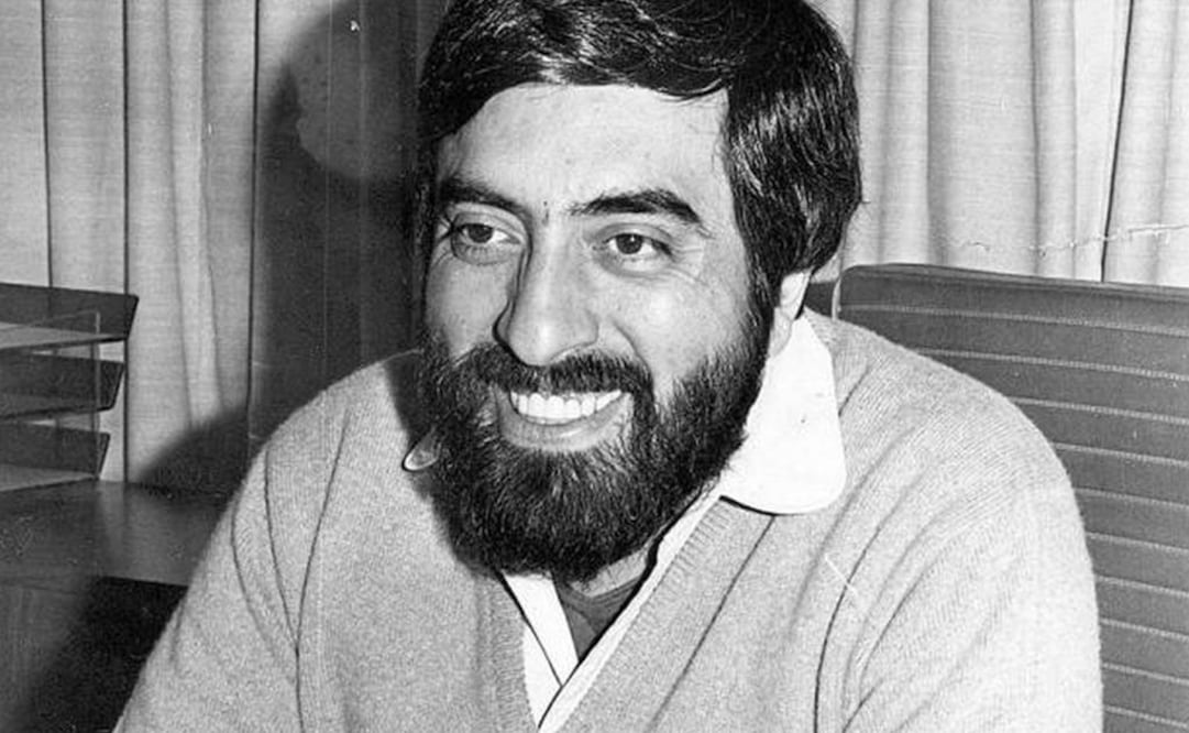 Gustavo Sainz, luego de lanzar la antología titulada Jaula de palabras, el 19 de enero de 1981. (FOTO: Archivo EL UNIVERSAL)