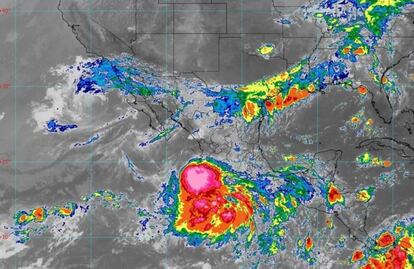 Se forma depresión tropical Doce-E en el Océano Pacífico