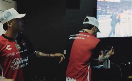 VIDEO: Peso Pluma festejó de manera eufórica el triunfo del Atlas sobre Chivas: "Son nuestros hijos"