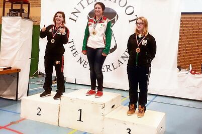 Apunta el rifle a boleto olímpico