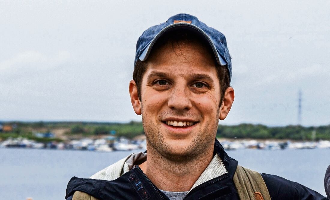Evan Gershkovich, periodista estadounidense, fue detenido en Rusia y acusado de espionaje. Foto: AFP