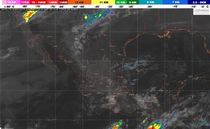 Vientos fuertes llegan a estados del norte; lluvias al centro y sur del país