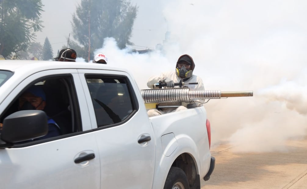 Conagua reduce la presencia del mosquito Culex en la presa Endhó, Hidalgo; mantiene la estrategia de control.
Foto: Especial.
