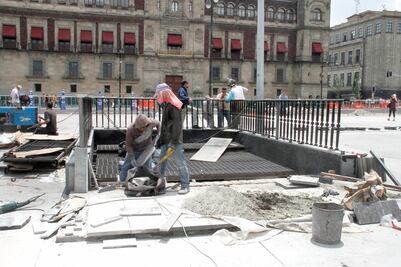 Mañana reabren el Zócalo; quedan algunos pendientes