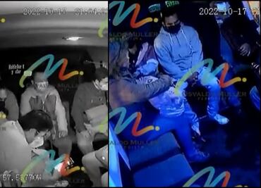 Video: A balazos y con media hora de diferencia, sujeto asalta 2 combis en la carretera Lechería-Texcoco