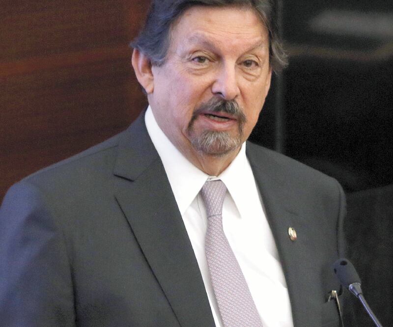 Avance. Napoleón Gómez Urrutia destacó como benéfico el incremento al salario mínimo. ARCHIVO EL UNIVERSAL