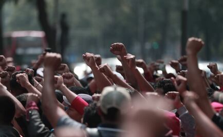 CNTE marcha del Ángel a su plantón en Bucareli