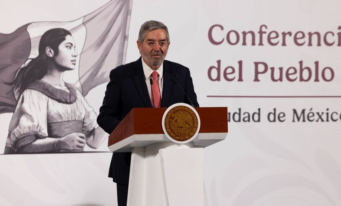 Juan Ramón de la Fuente, secretario de Relaciones Exteriores. Foto: Presidencia
