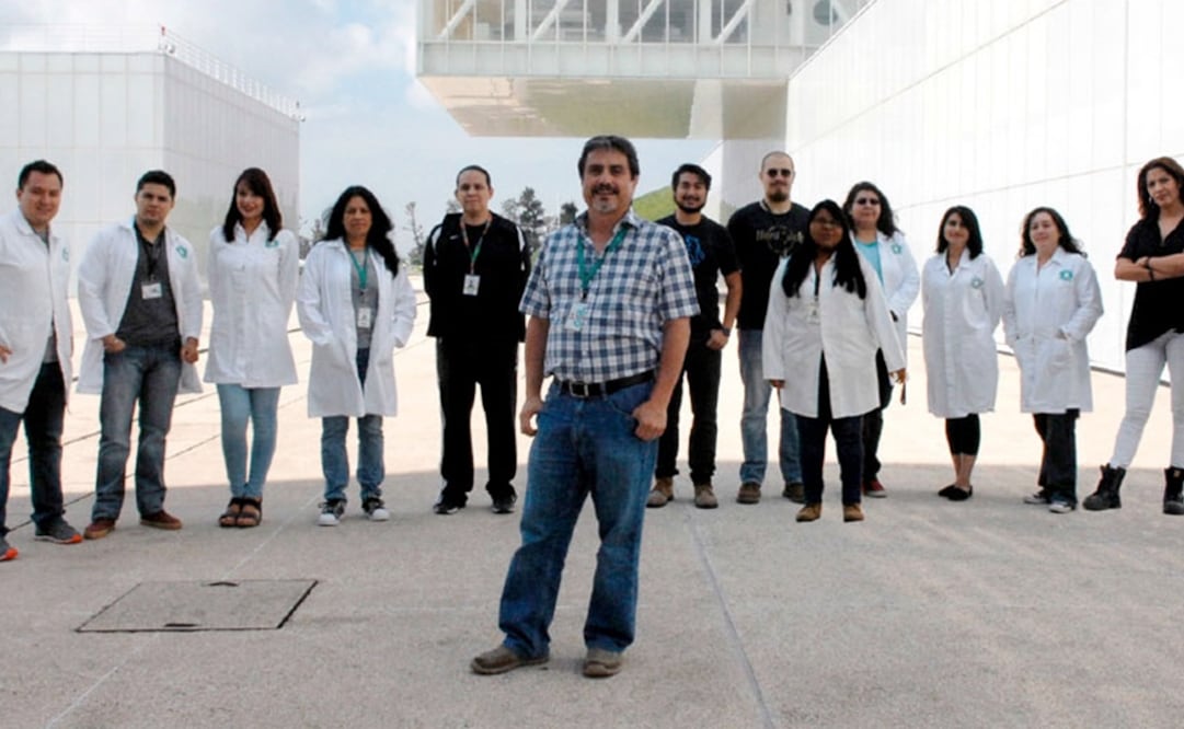 Al frente, el doctor Luis Herrera Estrella. Foto: Cinvestav