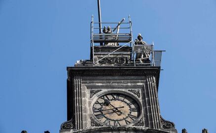 Trabajos de emergencia en la Catedral Metropolitana