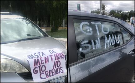 Con caravana, exigen en Guanajuato a AMLO "corregir el rumbo" de su gobierno