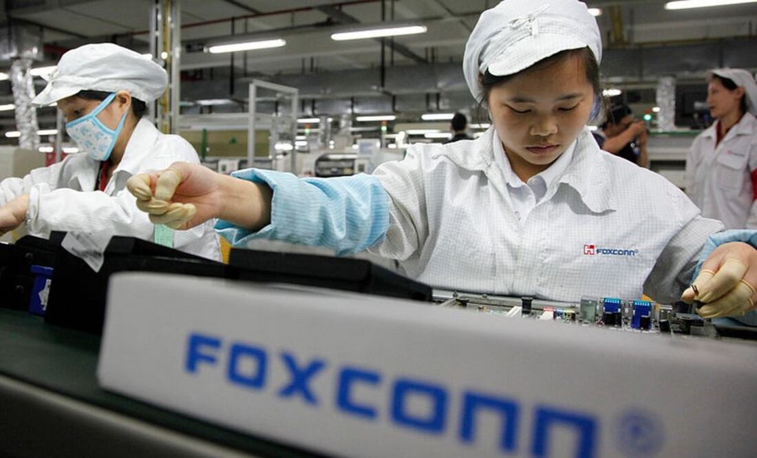 La mayoría de los iPhones y otros dispositivos de Apple como el iPad se ensamblan en Foxconn, el fabricante propiedad del grupo taiwanés Hon Hai Precision. Foto: Getty Images