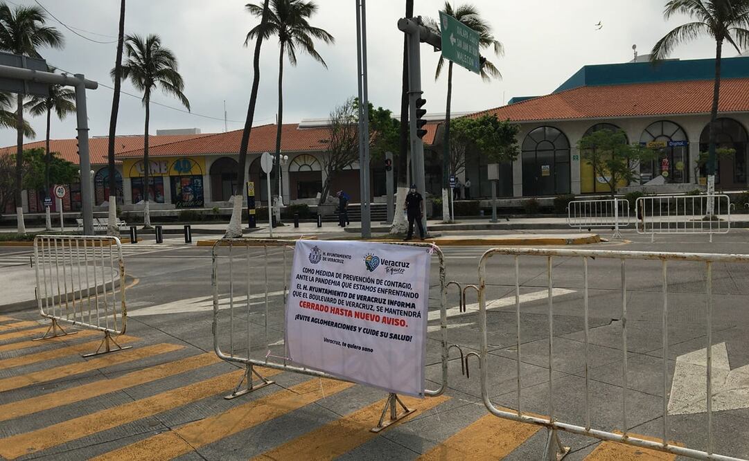 Autoridades del Ayuntamiento de Veracruz cierran la circulación en el bulevar costero Manuel Ávila Camacho / Foto: Archivo. EL UNIVERSAL