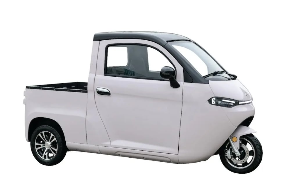 El KIN J3-C es un auto eléctrico fabricado para operar como transporte de carga. Foto: KIN Motos