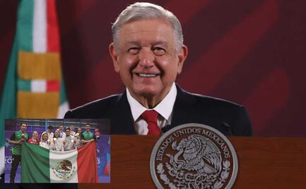 "Dejaron muy bien parado a nuestro país”; AMLO felicita a delegación mexicana de deportistas