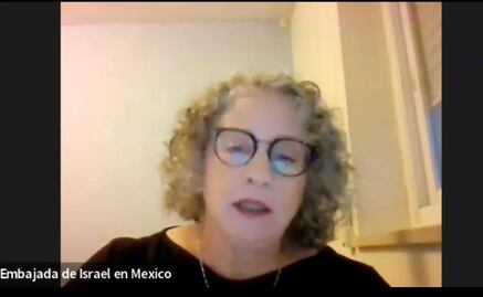 "¡Tengo que irme al refugio!"; alarma antimisiles interrumpe conferencia de embajadora de Israel en México