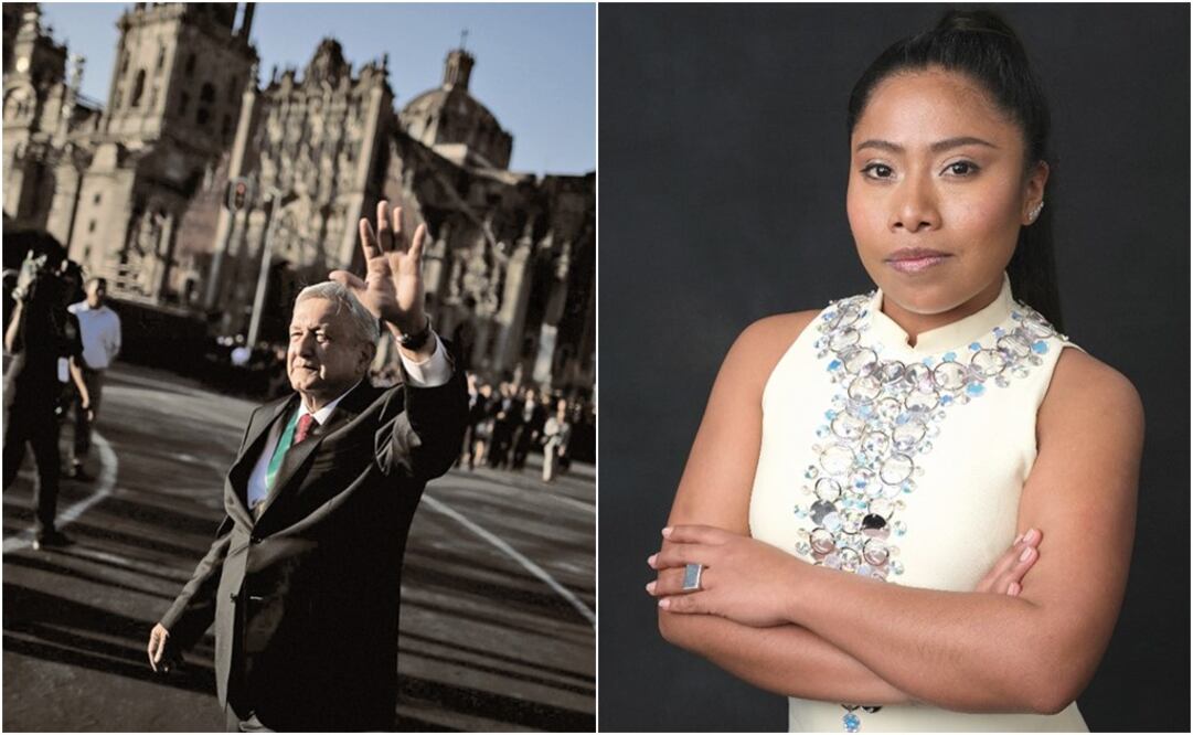 President López Obrador and Yalitza Aparicio have been named among 100 of the most influential people of 2019 - Photo: Left: Ueslei Marcelino/REUTERS, Right: Chris Pizzello/AP