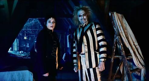 "Beetlejuice" se impone en  la taquilla sin competencia