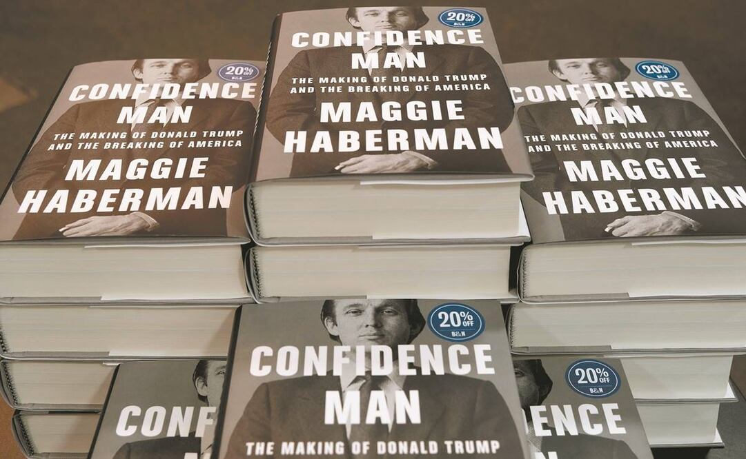 El nuevo libro acerca de Donald Trump, de Maggie Haberman. Foto: AFP.