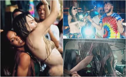Belinda baila bajo la lluvia en video "Déjate llevar"