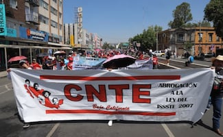 CNTE se congrega para iniciar marcha en la CDMX; minuto a minuto de la movilización de maestros rumbo al Zócalo capitalino