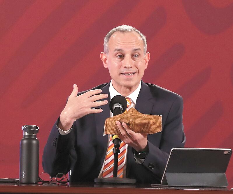 Hugo López-Gatell pronosticó que pandemia se extenderá a octubre. Foto: VALENTE ROSAS. EL UNIVERSAL
