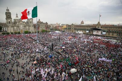 AMLO Fest 2023: Morena repite acarreo masivo de marzo para llenar el Zócalo