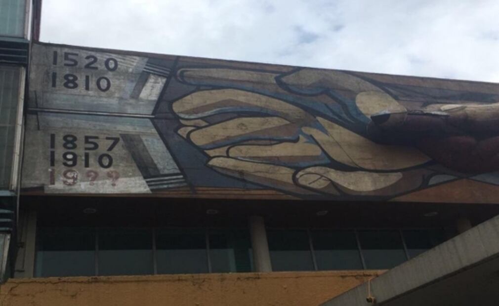 Mural de Siqueiros en Rectoría, blanco de protestas estudiantiles