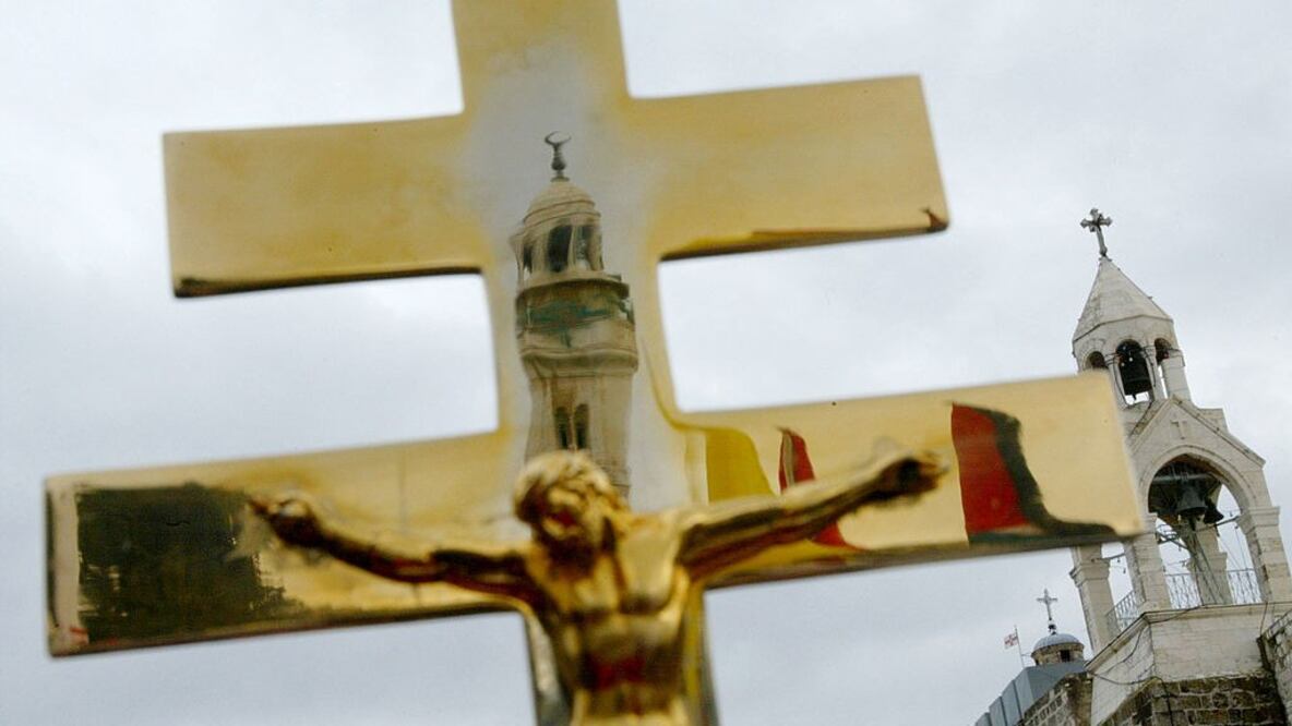 Los cristianos que habitan los territorios palestinos se acercan al 1% de la población. Foto: Getty Images 