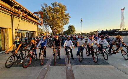 Seleccionados estatales de ciclismo participan en paseo del Instituto del Deporte de Aguascalientes
