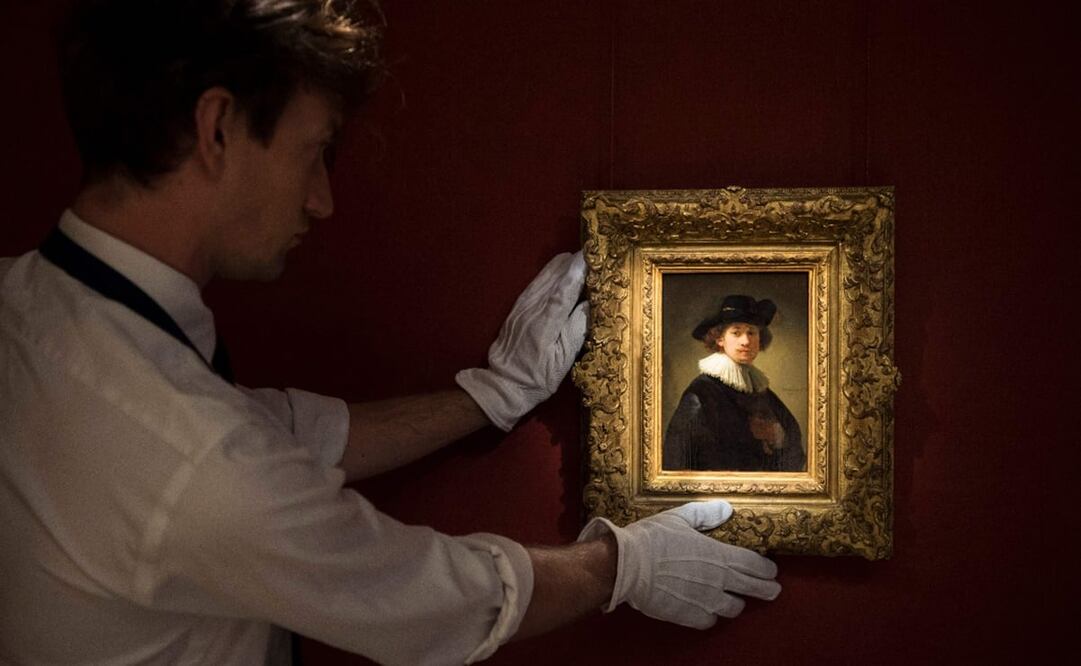 Autorretrato de Rembrandt. Foto: AFP PHOTO /SOTHEBY'S