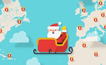 ¿Cómo seguir el recorrido de Santa en Google Maps?