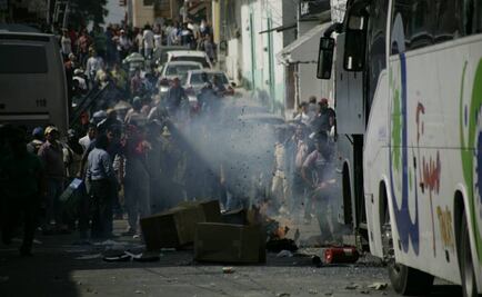 Chocan nuevamente maestros en Chiapas